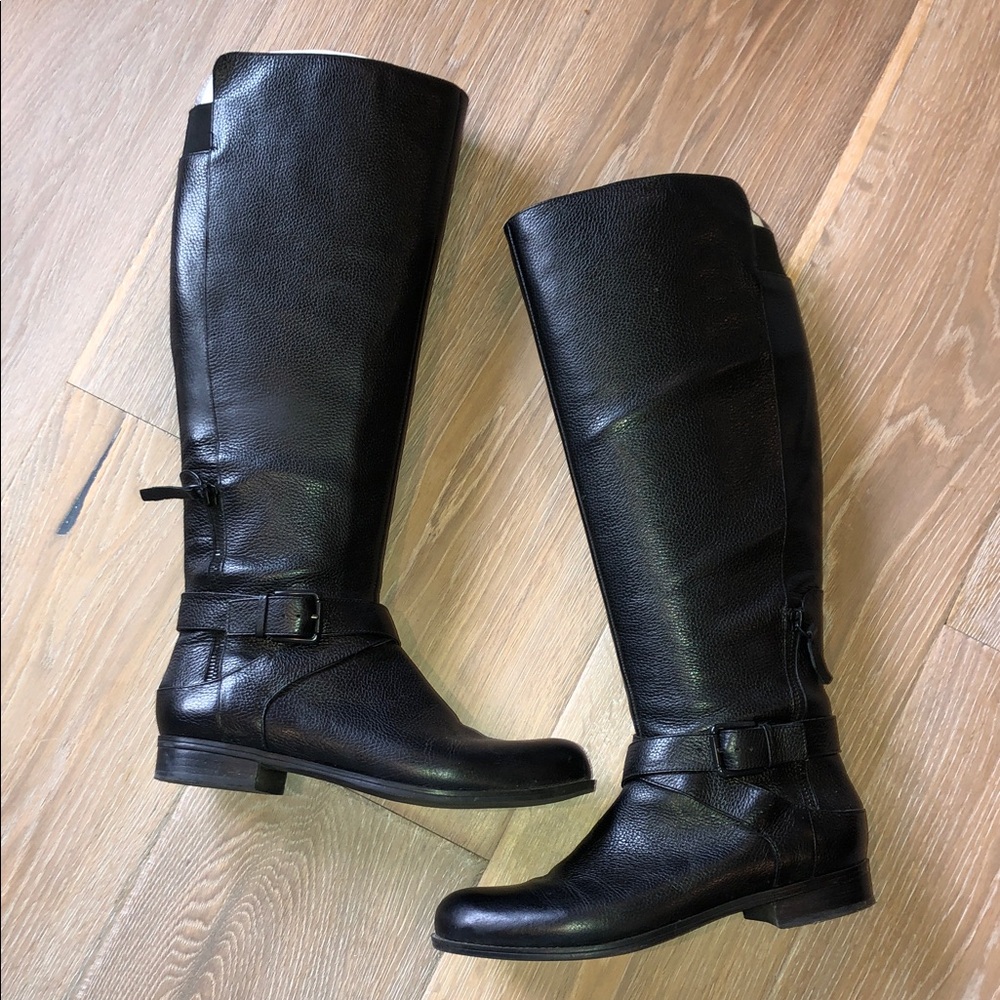 Nine West Black Leather Boots